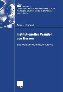 Institutioneller Wandel von Börsen (eBook, PDF) - Hartmuth, Armin