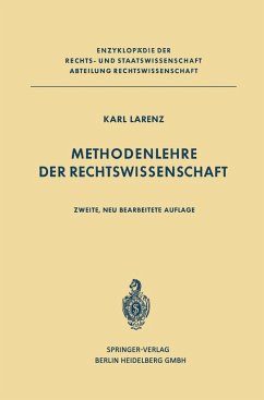 Methodenlehre der Rechtswissenschaft (eBook, PDF) - Larenz, Karl