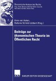 Beiträge zur ökonomischen Theorie im Öffentlichen Recht (eBook, PDF)