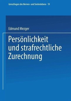Cover Persönlichkeit und strafrechtliche Zurechnung (eBook, PDF)