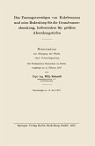 Das Fassungsvermögen von Rohrbrunnen und seine Bedeutung für die Grundwasserabsenkung, insbesondere für größere Absenkungstiefen (eBook, PDF)