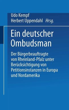 Ein deutscher Ombudsman (eBook, PDF)