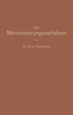 Die Mercerisierungsverfahren (eBook, PDF) - Sedlaczek, Erwin