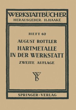 Hartmetalle in der Werkstatt (eBook, PDF) - Rottler, A.