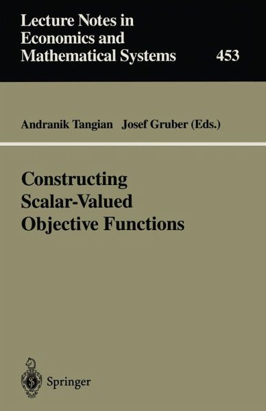 Constructing Scalar-Valued Objective Functions (eBook, PDF)