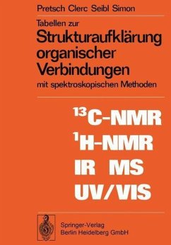 Cover Tabellen zur Strukturaufklärung organischer Verbindungen mit spektroskopischen Methoden (eBook, PDF)