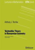Teichmüller Theory in Riemannian Geometry (eBook, PDF)