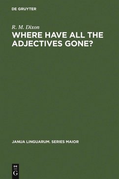 Cover Where have All the Adjectives Gone? (eBook, PDF)