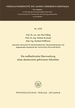 Cover Die meßtechnische Überwachung eines absatzweise gefrorenen Schachtes (eBook, PDF)