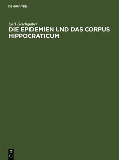 Cover Die Epidemien und das Corpus Hippocraticum (eBook, PDF)
