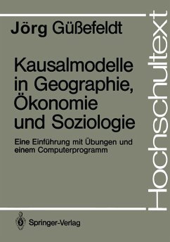 Kausalmodelle in Geographie, Ökonomie und Soziologie (eBook, PDF) - Güssefeldt, Jörg