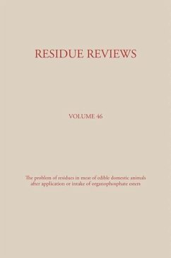 Residue Reviews (eBook, PDF) - Kaemmerer, Kurt; Buntenkötter, Siegfried