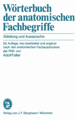 Cover Wörterbuch der anatomischen Fachbegriffe (eBook, PDF)