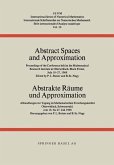 Abstract Spaces and Approximation / Abstrakte Räume und Approximation (eBook, PDF)