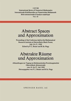 Abstract Spaces and Approximation / Abstrakte Räume und Approximation (eBook, PDF) - Butzer