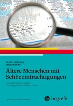 Ältere Menschen mit Sehbeeinträchtigungen - Kaldenberg, Jennifer;Smallfield, Stacy