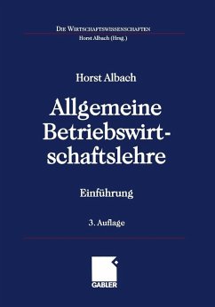 Allgemeine Betriebswirtschaftslehre (eBook, PDF) - Albach, Horst