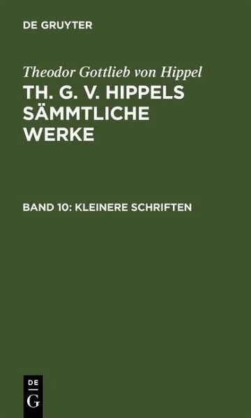 Kleinere Schriften (eBook, PDF)