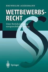 Cover Wettbewerbsrecht (eBook, PDF)