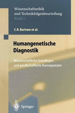 Humangenetische Diagnostik (eBook, PDF) - Bartram, C. R.; Thiele, F.; Beckmann, J. P.; Breyer, F.; Fey, G.; Fonatsch, C.; Irrgang, B.; Taupitz, J.; Seel, K. -M.