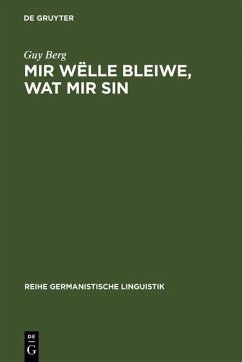 Mir wëlle bleiwe, wat mir sin (eBook, PDF) - Berg, Guy