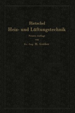 H. Rietschels Leitfaden der Heiz- und Lüftungstechnik (eBook, PDF) - Rietschel, Hermann; Gröber, Heinrich