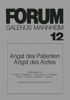 Angst des Patienten Angst des Arztes (eBook, PDF)