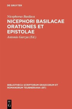 Cover Nicephori Basilacae orationes et epistolae (eBook, PDF)
