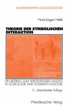 Theorie der Symbolischen Interaktion (eBook, PDF) - Helle, Horst J.