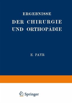 Cover Ergebnisse der Chirurgie und Orthopädie (eBook, PDF)