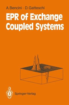 Electron Paramagnetic Resonance of Exchange Coupled Systems (eBook, PDF) - Bencini, Alessandro; Gatteschi, Dante