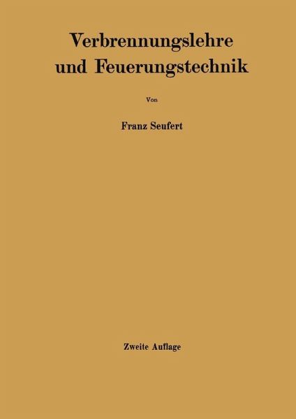 Verbrennungslehre und Feuerungstechnik (eBook, PDF)
