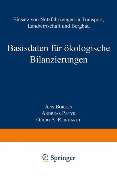 Basisdaten für ökologische Bilanzierungen (eBook, PDF) Basisdaten für ökologische Bilanzierungen (eBook, PDF)