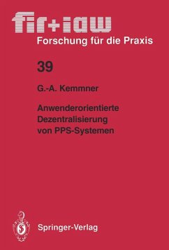 Cover Anwenderorientierte Dezentralisierung von PPS-Systemen (eBook, PDF)