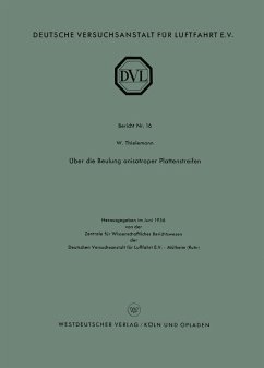 Über die Beulung anisotroper Plattenstreifen (eBook, PDF) - Thielemann, Wilhelm F.