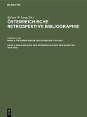 Bibliographie der österreichischen Zeitschriften 1704-1850 (eBook, PDF)