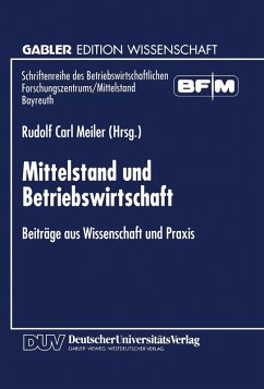 Mittelstand und Betriebswirtschaft (eBook, PDF) - Meiler, Rudolf Carl
