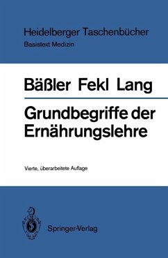 Grundbegriffe der Ernährungslehre (eBook, PDF) - Bäßler, Karl-Heinz; Fekl, Werner Lothar; Lang, Konrad