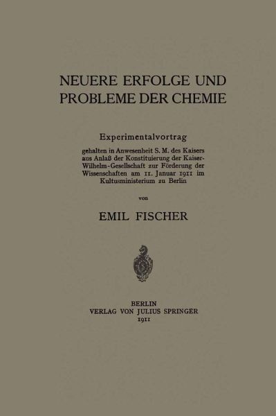 Neuere Erfolge und Probleme Der Chemie (eBook, PDF) Neuere Erfolge und Probleme Der Chemie (eBook, PDF)