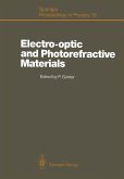 Electro-optic and Photorefractive Materials (eBook, PDF)