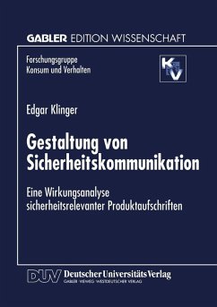 Cover Gestaltung von Sicherheitskommunikation (eBook, PDF)