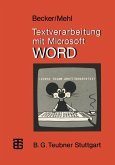 Textverarbeitung mit Microsoft WORD (eBook, PDF)