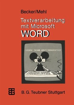 Textverarbeitung mit Microsoft WORD (eBook, PDF) - Becker, Helmut; Mehl, Wolfgang