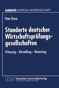 Standorte deutscher Wirtschaftsprüfungsgesellschaften (eBook, PDF)
