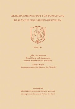 Cover Entwicklung und Ausnutzung neuerer mathematischer Maschinen / Rechenautomaten im Dienste der Technik (eBook, PDF)