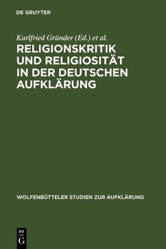 Cover Religionskritik und Religiosität in der deutschen Aufklärung (eBook, PDF)