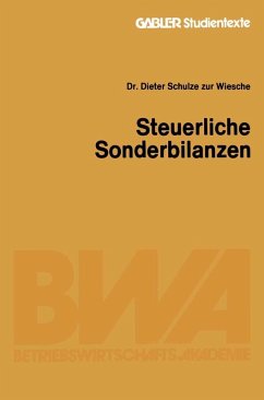 Steuerliche Sonderbilanzen (eBook, PDF) - Schulze Zur Wiesche, Dieter