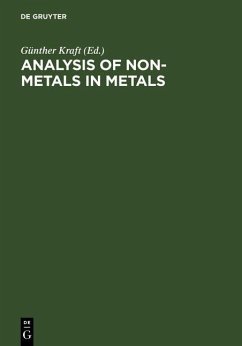 Analysis of Non-Metals in Metals (eBook, PDF)