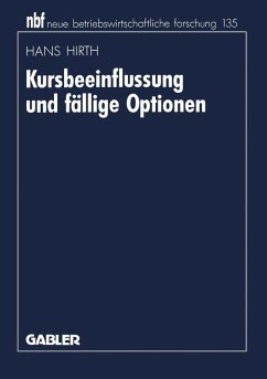 Cover Kursbeeinflussung und fällige Optionen (eBook, PDF)