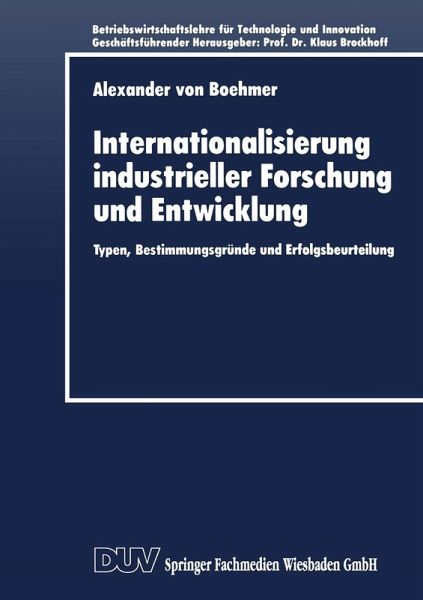 Internationalisierung industrieller Forschung und Entwicklung (eBook, PDF)
